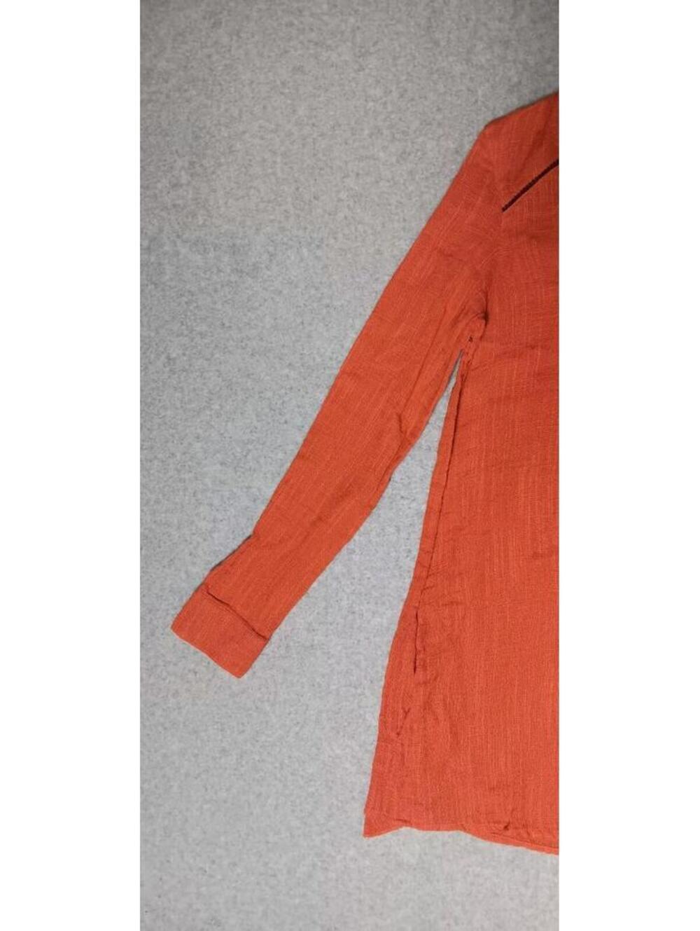 Anthropologie Holding Horses Long Sleeve Tunic Blouse Rop Womens Size 0P... - Picture 10 of 12